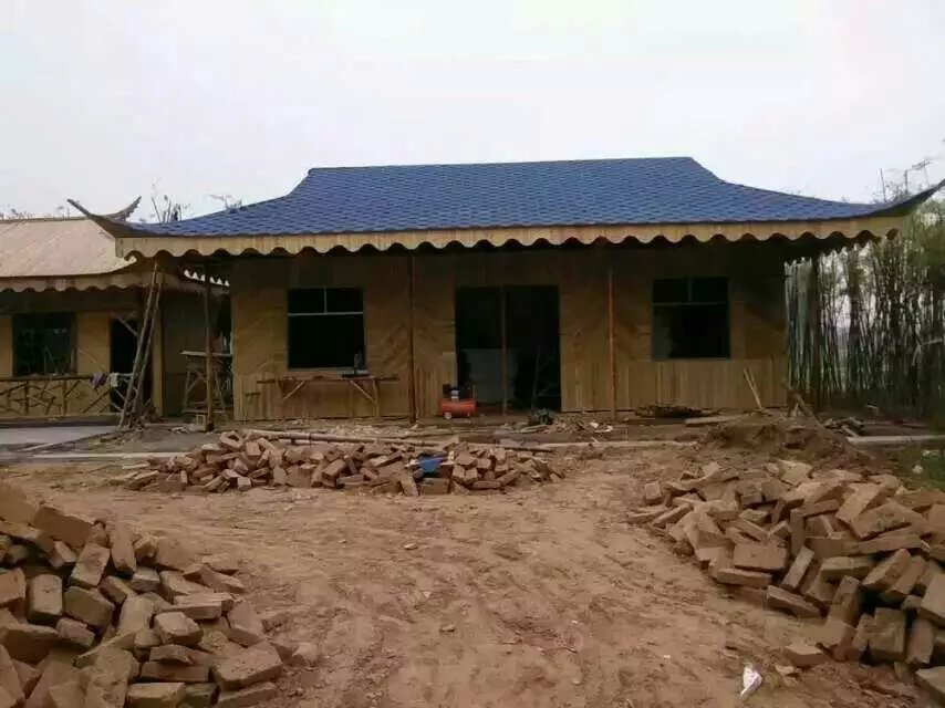 现在风格竹楼